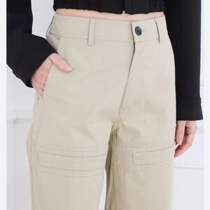 NWT Proenza Schouler White Label Womens  Syndor Pant Beige